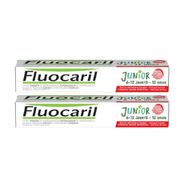 Fluocaril Junior Promo Duo Gel Dentes Frutos Vermelhos 6-12 Anos 2x75ml