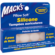 Macks Tampão Oto Sil 4 Branco