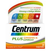 Centrum Plus Ginseng & Ginkgo Comprimido 30