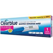 Clearblue Indicador Semanas Teste Gravidez com Indicador Semanas Digital