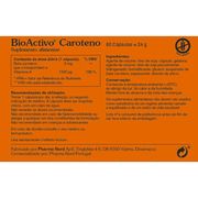 Bioactivo Caroteno Cápsulas 60