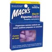 Macks Espuma Ruído Tampão Auricular Slim Fit 5