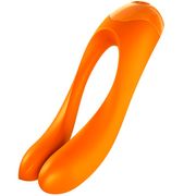 Estimulador Satisfyer Candy Cane Finger Laranja