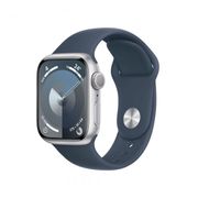 Apple Watch S9 41mm Prateado/Azul Trovoada Sport S/M