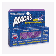 Macks Aquablock Tampao Oto Sil X 4