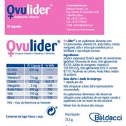 Ovulider Fertilidade Feminina 30 Cápsulas