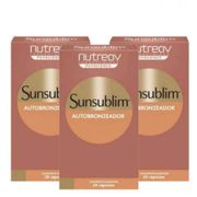 Sunsublim Autobronzeador Promo Trio Cáps 3x28 + Oferta 3ª Embalagem