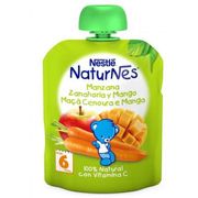 Nestlé Frutas Pacotinho Maçã/Cenoura/Manga +6meses 90g