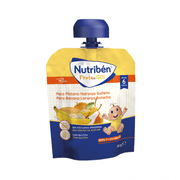 Nutribén Fruta & Go Saqueta Puré Pêra/banana/laranja/bolacha 90g