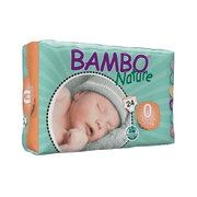 Bambo Nature Fralda Prematuro 1-3kg 24 unidades