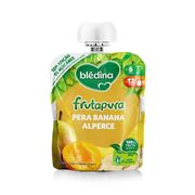 Blédina Fruta Pura Saqueta Banana/pêra/alperce +12meses 90g