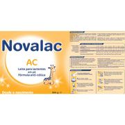 Novalac Ac Leite Pó Lactente Cólicas 800g