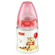 Nuk Biberãoerão Plásticoico com Tetina Látex Fluxo Méd 0-6meses 150ml