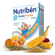 Nutribén Farinha 8 Cereais 4 Frutas La 600g