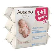 Aveeno Baby Promo Trio Toalhetes Limpeza 3x72 com Oferta 3ª Embalagem