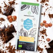 Chocolate Preto Bio 70% Cacau com Avelãs 100g