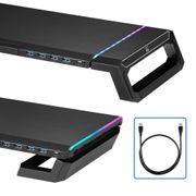 Suporte Elevador de Monitor com RGB Ewent