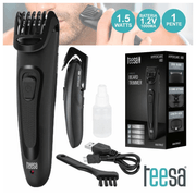 Máquina Cortar Cabelo Com 1 Pente Portátil 1.5w Usb Teesa