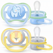 Avent Chupeta Ultra Air Chup Silic Decorada Menino 0-6m 2