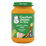 Gerber Puré Cenoura/tomate/perú 6m+ 190g