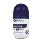 Desodorizante Homem Roll On Invisível 48h Farline 50ml