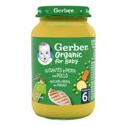 Gerber Puré Ervilhas/batata/frango 6m+ 190g