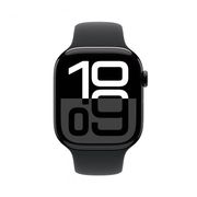 Apple Watch Series 10 GPS 46mm Alumínio Preto Bracelete Desportiva Preto