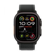 Apple Watch Ultra 2 GPS + Cellular 49mm Titânio Preto Bracelete Loop Trail Preto