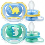 Avent Chupeta Ultra Air Chup Silic Menino 18m+ 2