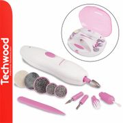 Conjunto de Manicure e Pedicure com 11 Acessórios TECHWOOD