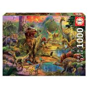 Puzzle 1000 peças Terra De Dinossauros Educa