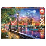 Puzzle 2000 peças Londres Ao Pôr Do Sol Educa