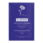 Klorane Flor de Ciano Patch Alisante Desfatigante Bio C/ Ácido Hialurónico 1x2