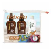 Pack Viagem Babaria Protector SPF20 + SPF10 + After Sun