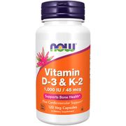 Vitamina D-3 + K-2 Now Ossos e Articulações