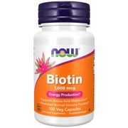 Biotina (Vitamina H) Now Fortalecimento Capilar