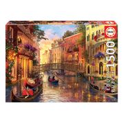 Puzzle 1500pcs  Educa Entardecer Em Veneza