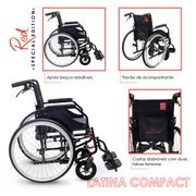 Cadeira de Rodas Latina Compact Red