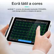 Eletrocardiógrafo em Tablet NEO ECG S120