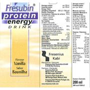 Fresubin Protein Energy Drink Sol Oral Baunilha 4x200ml