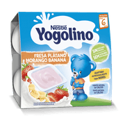Nestlé Yogolino Copinho Morango/banana 6m+ 4x100g
