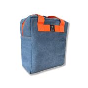 Geleira Mochila Canvas Azul