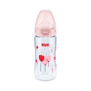 Nuk Biberão First Choice+ Bib Plást C/ Indicador Temperatura 300ml Tet Silic 0-6m