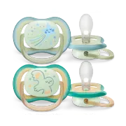 Philips AVENT - 2 Chupetas - Ultra Air – NT – 0-6 M - Menino