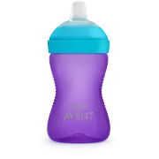Philips AVENT - Copo de Aprendizagem - Bico Macio - 300 ml. - Lilás/Azul