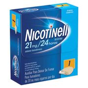 Nicotinell 21 mg/24 horas 21 mg/24 h Sistema transdérmico Saqueta