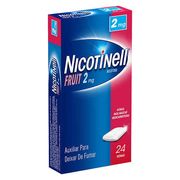 Nicotinell Fruit 2 mg 2 mg Goma para mascar medicamentosa Blister