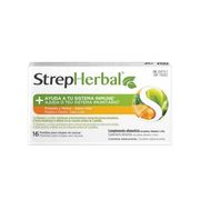 StrepHerbal Propolis e Cidreira Pastilhas s/ Acucar 16un