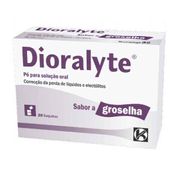 Dioralyte (Sabor Groselha) Associação Pó para solução oral Saqueta