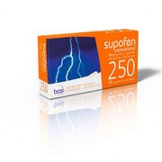 Supofen 250 mg Supositório Fita termossoldada